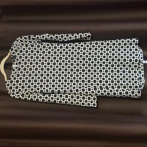 4P Banana Republic‎ Black and White dress
